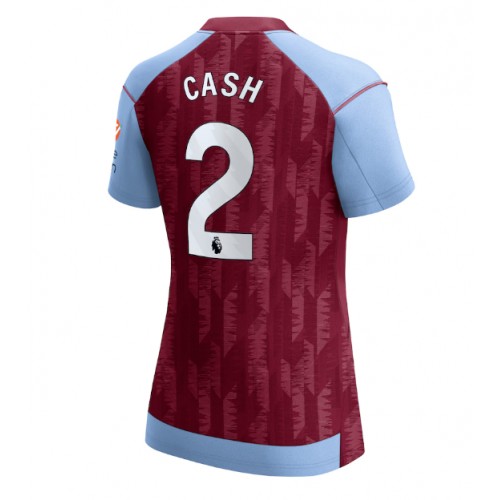 Fotbalové Dres Aston Villa Matty Cash #2 Dámské Domácí 2023-24 Krátký Rukáv